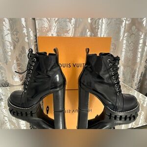 Louis Vuitton Star Trail Patent Leather Boots